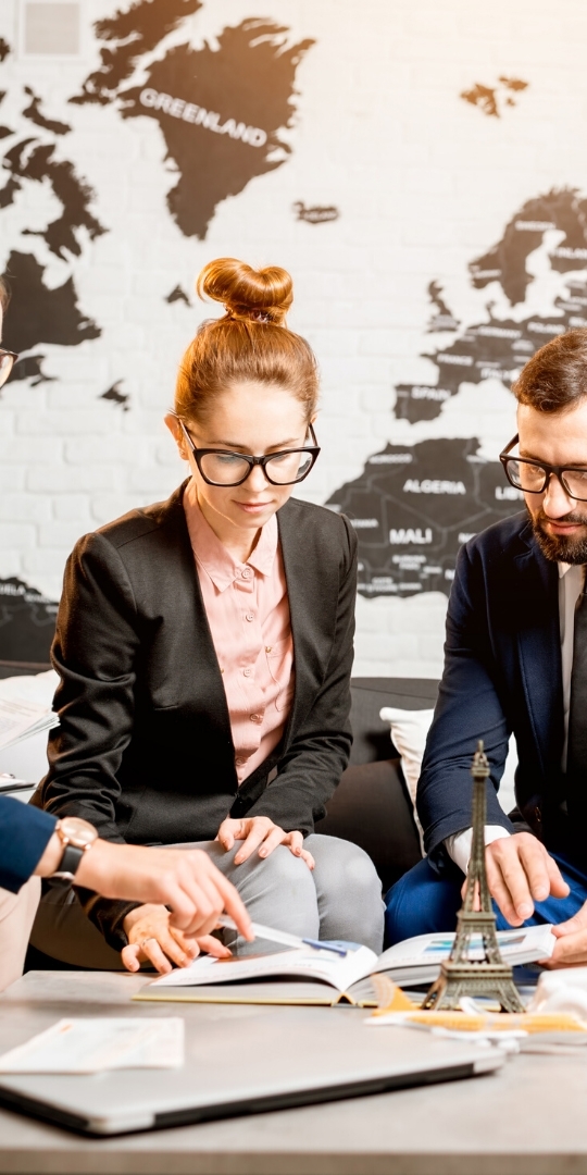 marketing agency employees making strategies small wit group agency marketers developing a corona virus strategy
