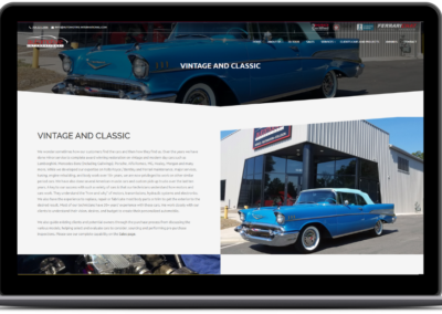 web design vintage cars automotive international cropped