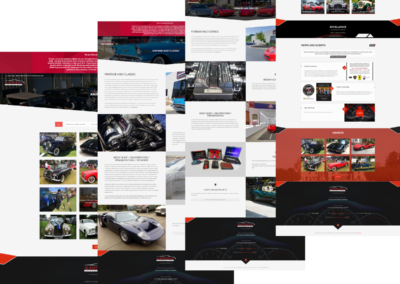 smb web design langind pages automotive international