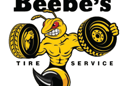 beebe's tire and service logo design