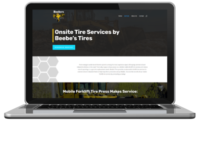 beebe's tires and service smb website development services