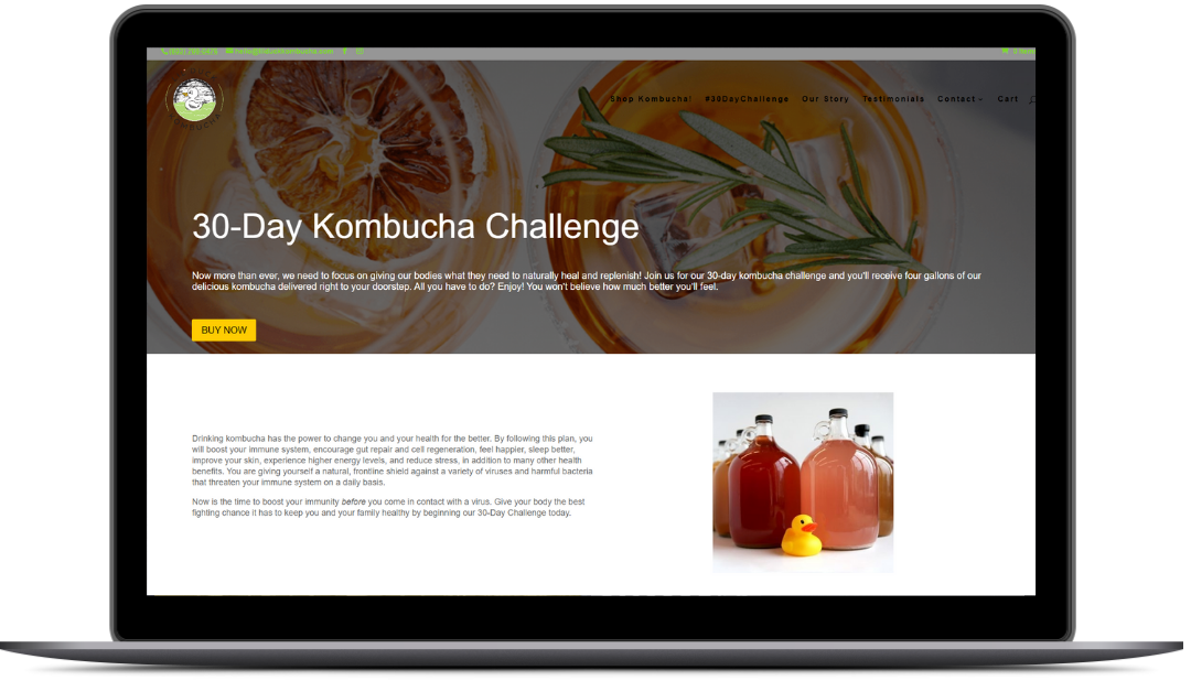 30 day kombucha challenge lil duck creative strategy