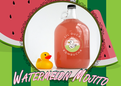 watermelon mojito kombucha social graphic