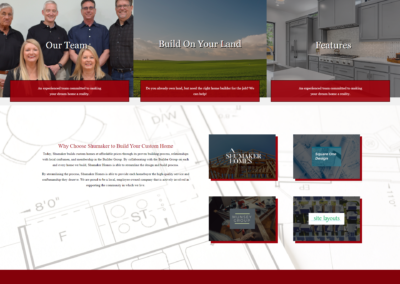 shumaker homes web design home