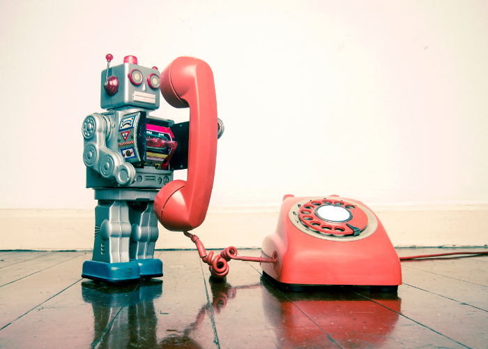 marketing automation robot answering phone