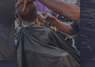 cops and barbers mobile application design