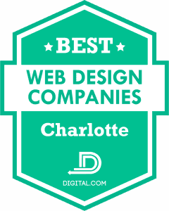 best web design company in charlotte badge