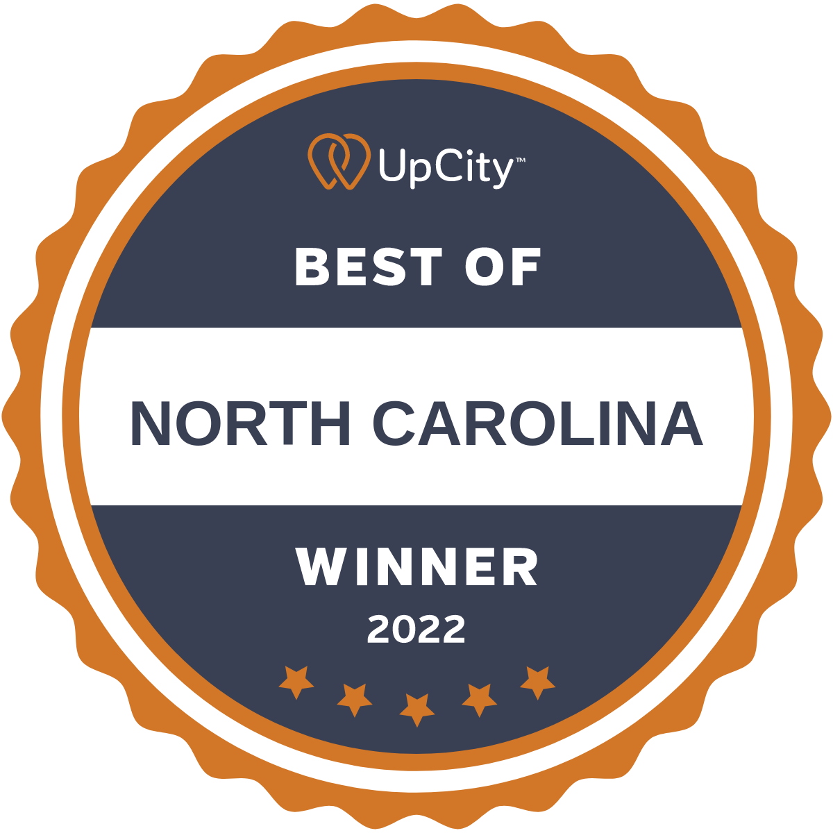 best digital marketing agency in north carolina 2022 award by upcity