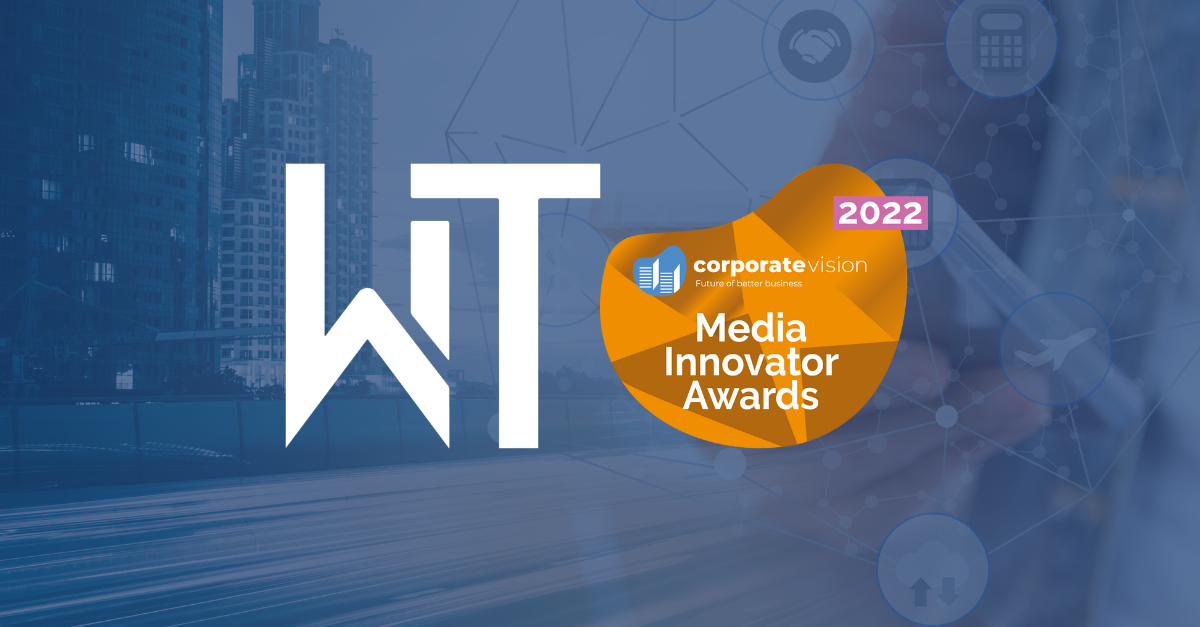 wit group media innovator award 2022 corporate vision magazine
