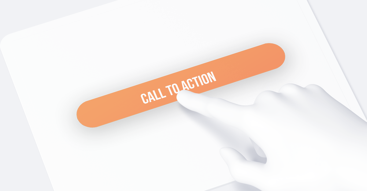 orange call to action button