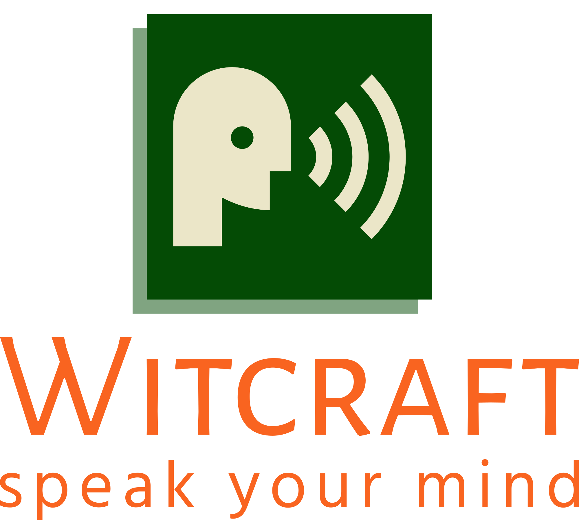 witcraft logo and tagline