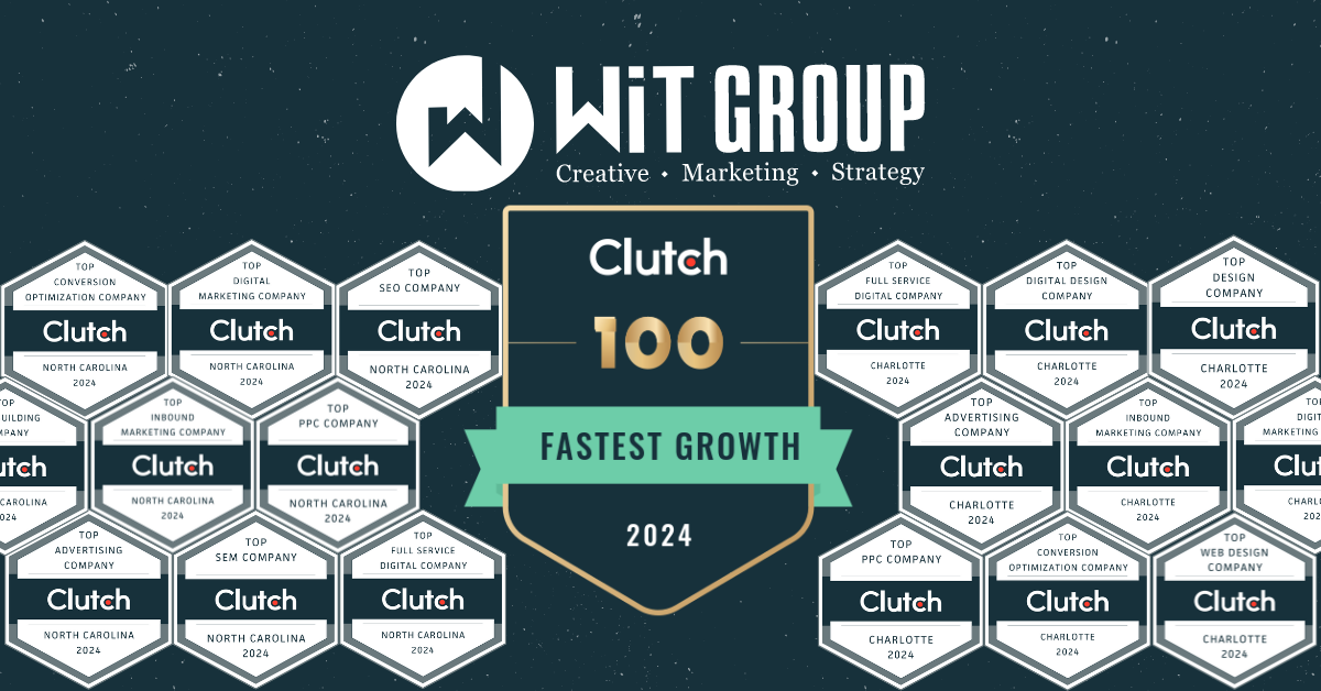 clutch 100 fastest growing award and featured top lists WiT Group on clutch