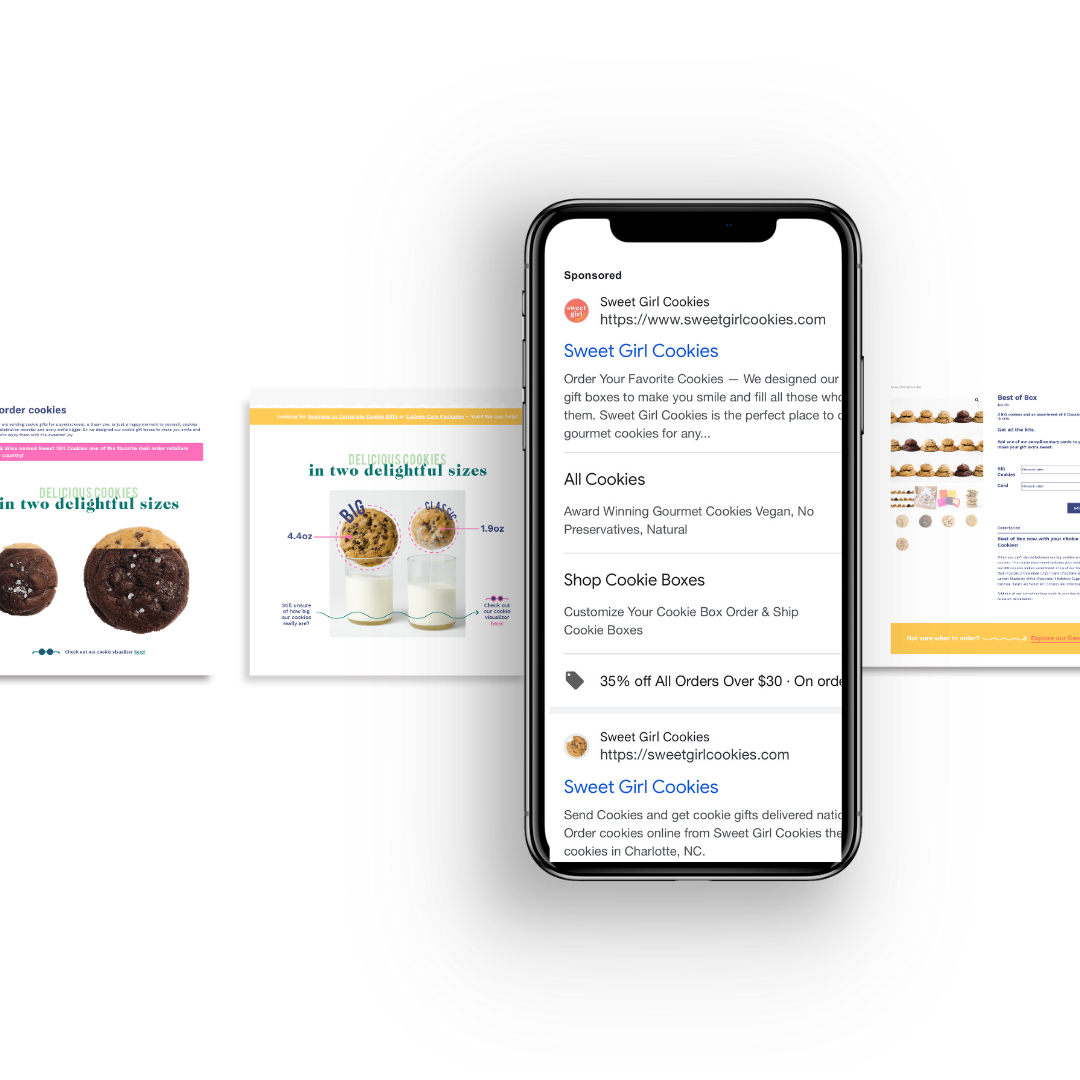 Sweet Girl Cookies Google Ad