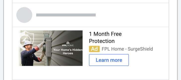 one month free protection surgeshield ad